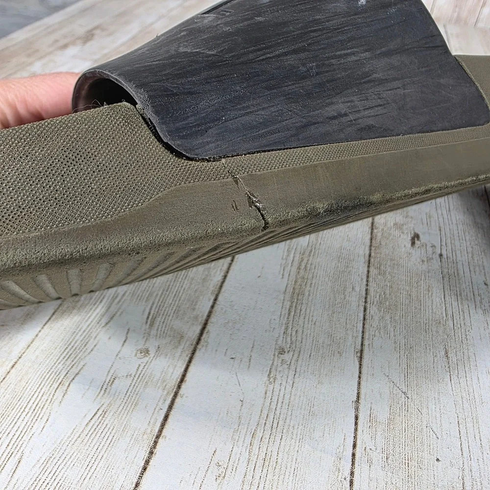 NOBULL Slides Olive Green Sandals‎ Comfort Slides Mens Size 14